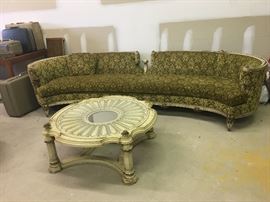 HOLLYWOOD REGENCY STYLE COUCH