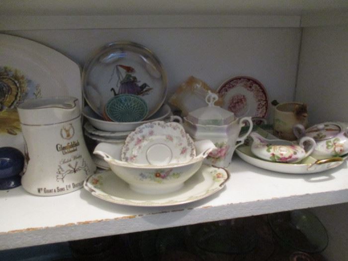 Vintage china and dishes