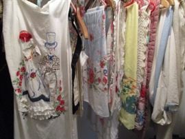 Vintage linens and embroidery