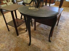 Half moon side table