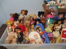 Barbies and dolls