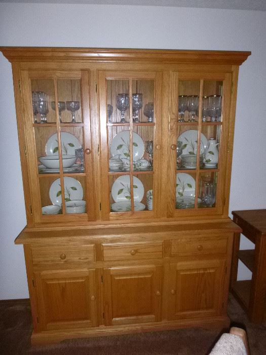 Beautiful Oak Hutch to showcase your lovely china