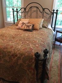 Queen Wrought Iron Bed 