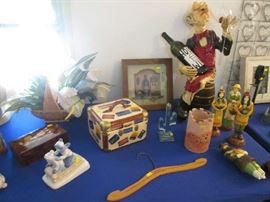 Pottery, ceramics, wood, metal, clay