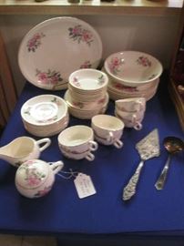 "Paden City" Pottery Dish Set, 45 pieces