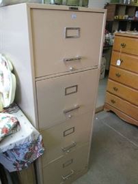 Upright 4-drawer File Cabinet