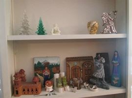 Homeowners were World travelers and have lovely pieces from many destinations.