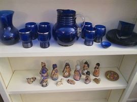 Cobalt Blue and a sweet Manger Scene.