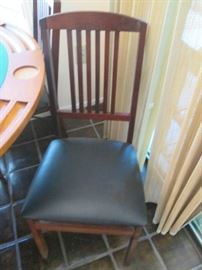 4-Matching folding chairs, sold separately.