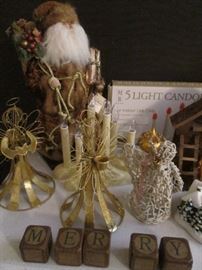 Santa covered in mink