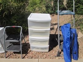 Step Stools and Storage Containers.