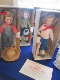 Many Shirley Temple choices:  "Captain January", "Poor Little Rich Girl", "Wee Willie Winkie", "Curly Top", "Rebecca of Sunnybrook Farm".