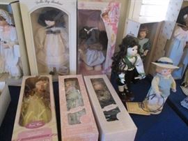 Dolls of varying ethnicities.