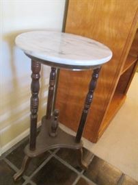 Marble-top Table or Stand.