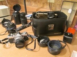 Olympus cameras and lenses