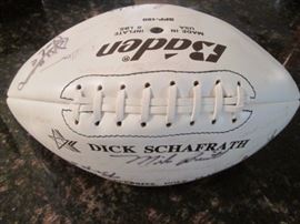 autographed football