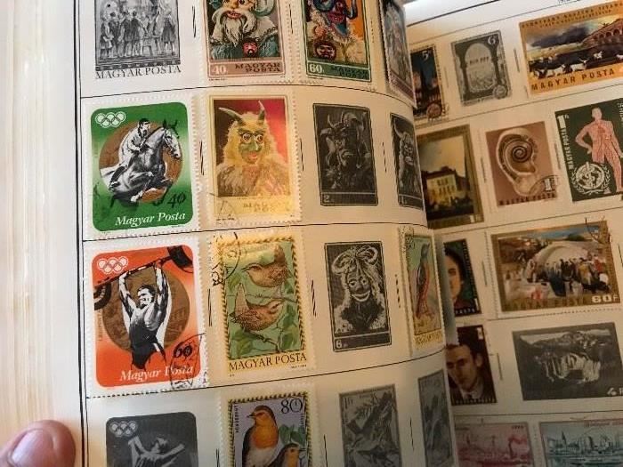 Huge 9 volume Stamp Collection