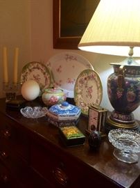 This home is loaded with crystal, china and treasures from around the world