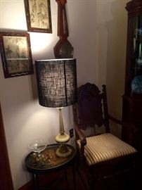 Barometer, Oriental pen and inks and the most adorable Chinoiserie occasional table