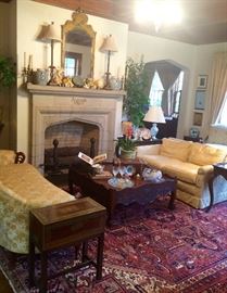 What an incredible opportunity for Ortega Trading Company to work in this stunning home...it surely was the perfect canvas for this astute collector to display her well chosen treasures!