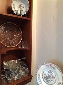 Punch for 12...24...36...more! One of two great punch bowls with more cups than I could count. And of course...the Imari Crane again!