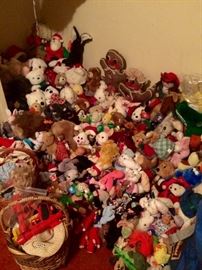 Every time I walk into this room, I look for E.T. in this astonishing collection of stuffed toys and Beanie Babies! Even if you haven't seen the movie, every well behaved child who comes to our sale gets a freebie! (with parental permission!)