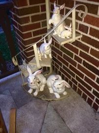 I swear there were only two rabbits on this shelf yesterday!