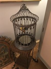 One of two birdcages for sale