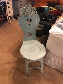 Painted ladies chair