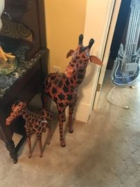 another view of the giraffe family