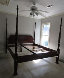 king size rice carved bed