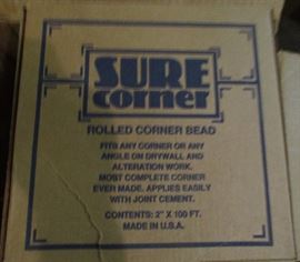 10 boxes of rolled corner bead
