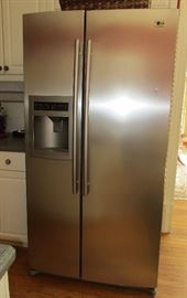 LG stainless refrigerator 2006