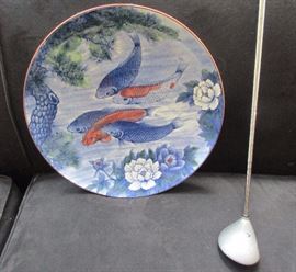 Large Porcelain fish plate