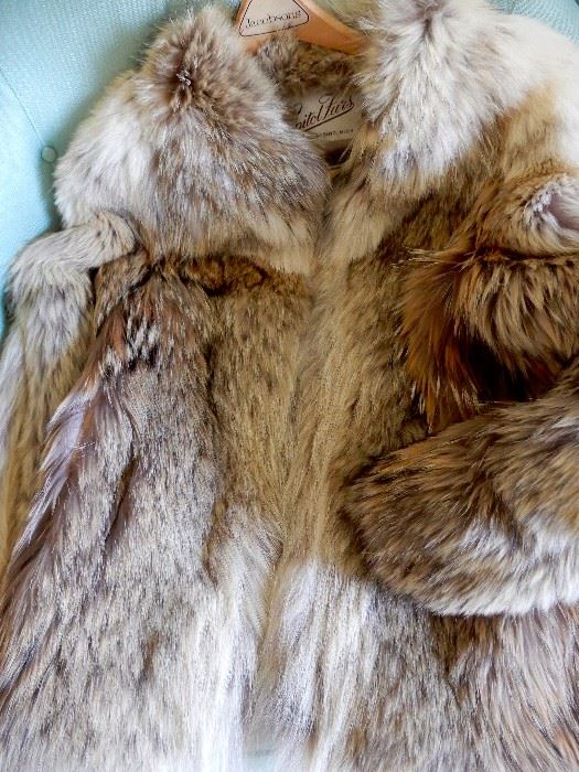 A VERY SOFT AND PRETTY COYOTE JACKET