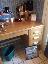 Vintage wooden desk