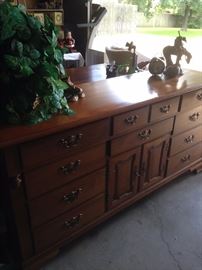 Large maple dresser