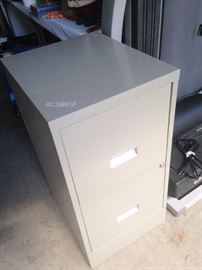 Two drawer file cabinet