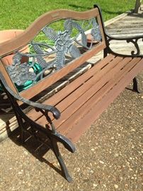 Patio bench