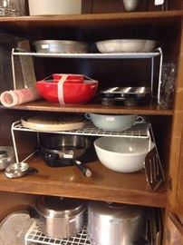 Variety of kitchen selections