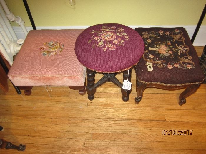 Collection of Foot stools