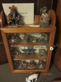 Boyd Bear Collection and case.  Sold together!