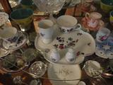 breakfast anyone/ several examples of a huge collection of demitasse cups in the best patterns