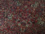 a shot of the rug in the living room
