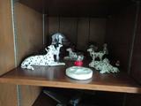 a collection of dalmations in the office