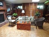 a shot of the den and the shutters will be open to reveal loads of glassware