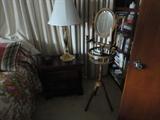 one of a pair of nightstands and an old shaving stand- not a repo