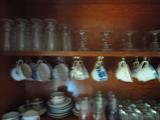 loads of glassware and beautiful china cups