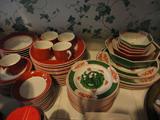 more fitz and floyd dragon plates and matching pieces