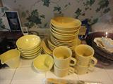 mid century modern china, hard plastic and china